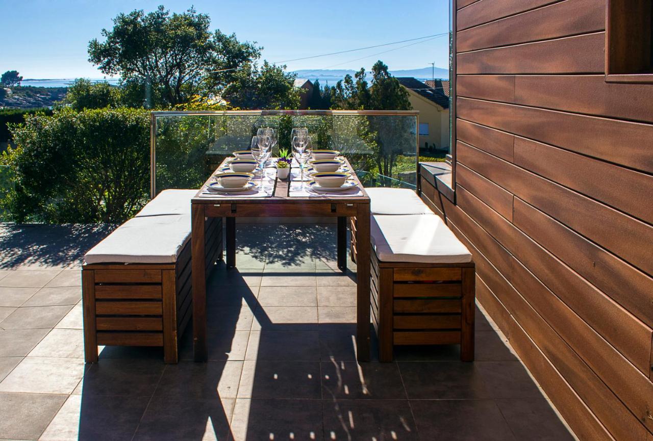 Casa Feitina: Vistas Al Mar, Moderna Y Funcional Villa A Illa de Arousa Kültér fotó
